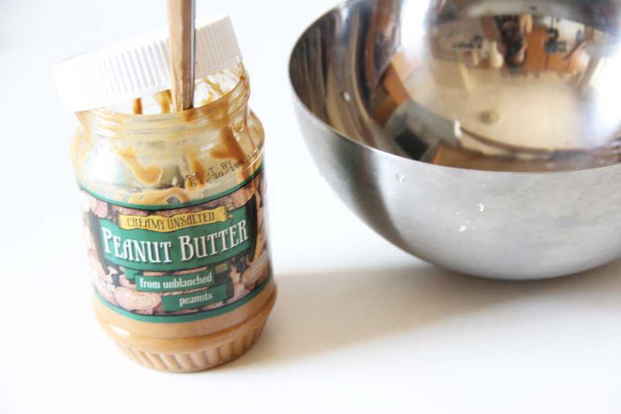 Cheung Fun Noodle Roll with Peanut Butter and Hoisin Sauce East Meets