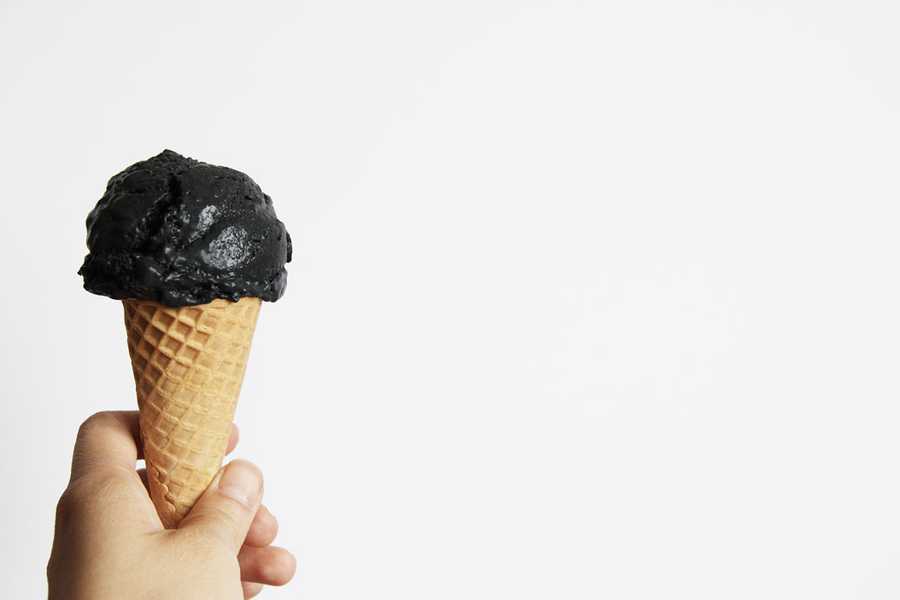 Charcoal Ice Cream East Meets Kitchen