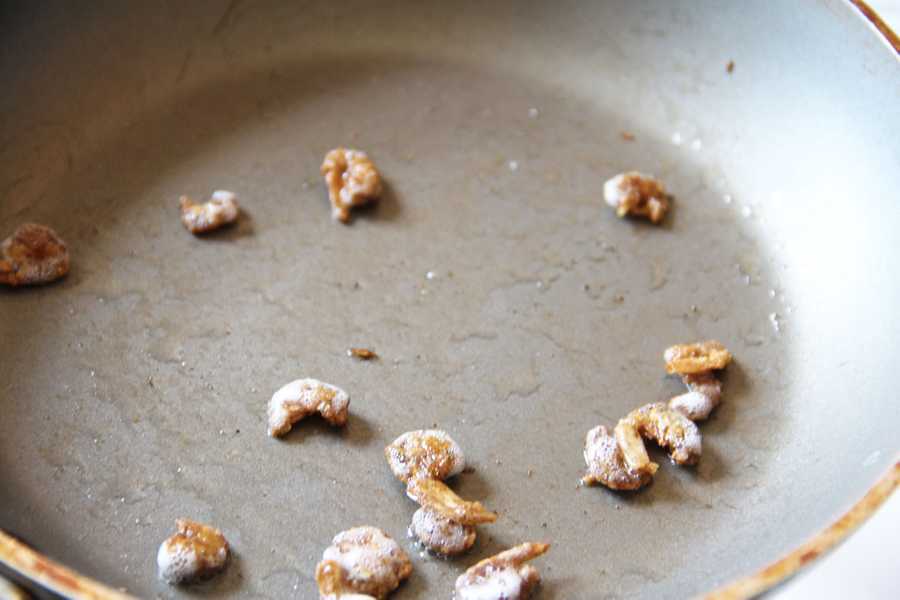 Cheung Fun Noodle Roll with Peanut Butter and Hoisin Sauce East Meets