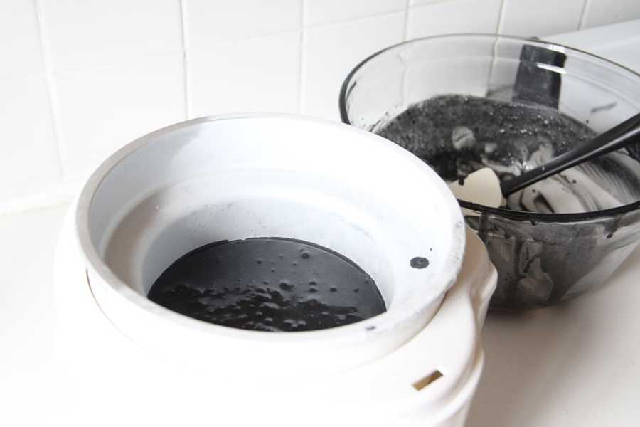 Charcoal Ice Cream East Meets Kitchen